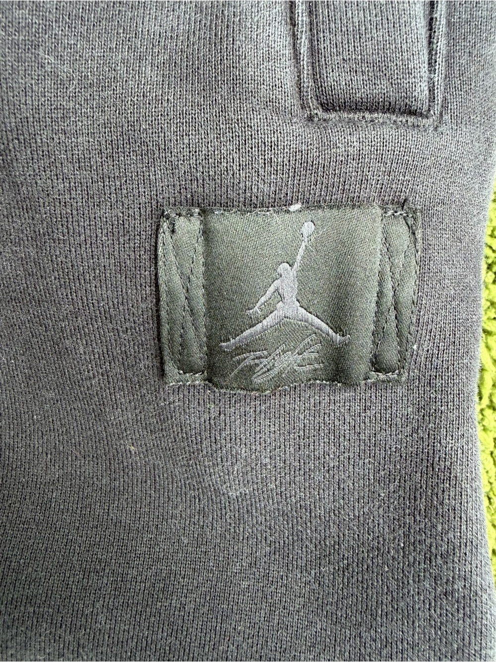 Jordan Black Track Pants with Tonal Jumpman Patch